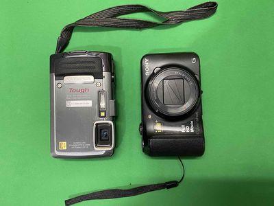 máy ảnh Compact Sony HX10V+Olympus Tg 830.