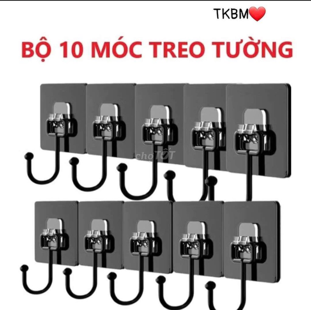 Set 10 móc treo đồ