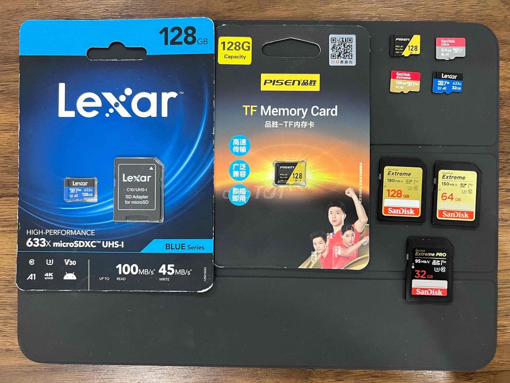 Thẻ nhớ các loại Sandisk - Pisen - Lexar 32-128GB. Mua bán Phụ kiện (Màn hình, Chuột...) tại Quận Cẩm Lệ Đà Nẵng được đăng bởi Hoàng Huyền Cơ hình 1