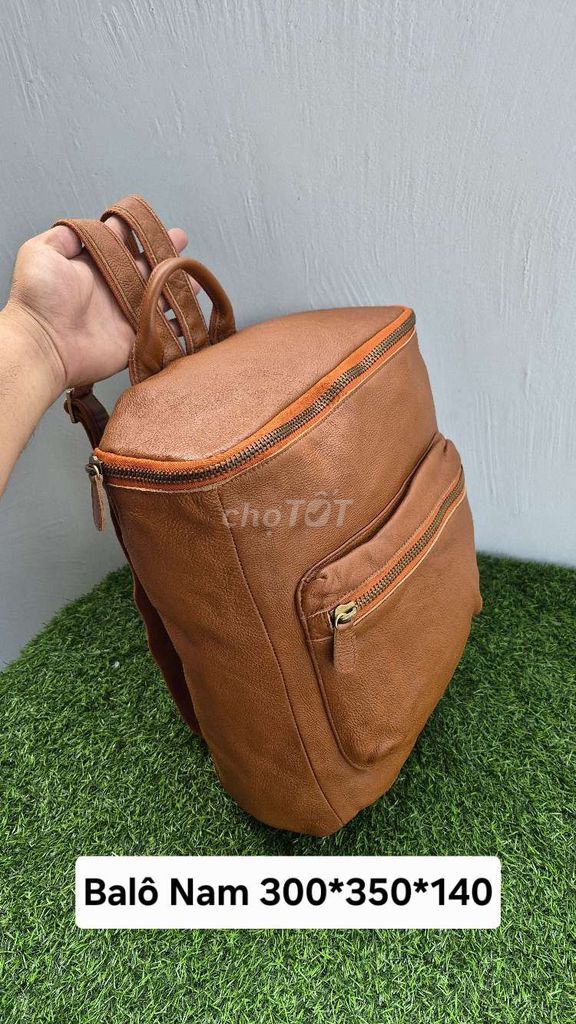 Balo Nam Da bò Nâu Hoàn hảo. Mua bán Túi xách tại Huyện Nhơn Trạch Đồng Nai được đăng bởi Túi Si Ngọc Khánh  hình 1