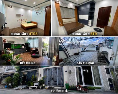 vợ chồng mình share phòng cho thuê kiểu căn hộ mini
