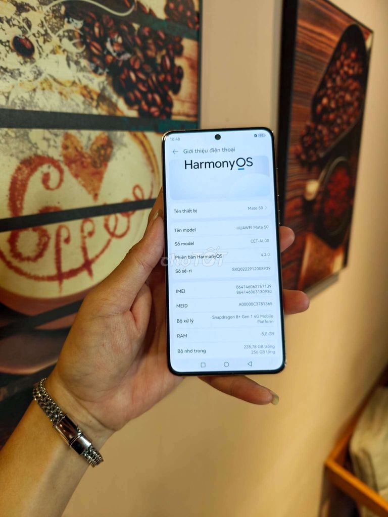 Huawei Mate 50 256GB Cam 98%. Mua bán Điện thoại tại Thành phố Thuận An Bình Dương được đăng bởi Đạt Bình Dương hình 1