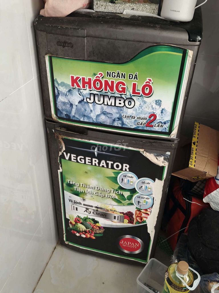 Tủ lạnh Sanyo Vegerator Xám pass giá bèo nhanh ib. Mua bán Tủ lạnh tại Thành phố Thủ Đức Tp Hồ Chí Minh được đăng bởi BaRich hình 1