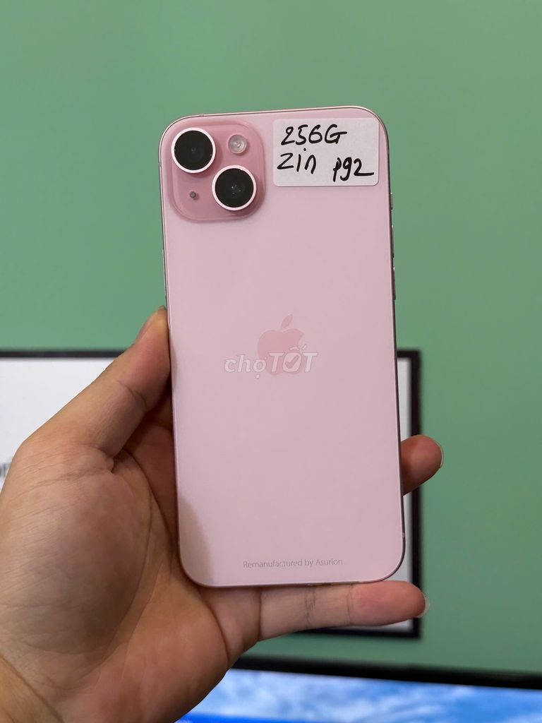 😭iphone 15 plus quốc tế 256gb main zin màn zin . Mua bán Điện thoại tại Quận Thanh Xuân Hà Nội được đăng bởi Thành Vũ Mobile hình 1