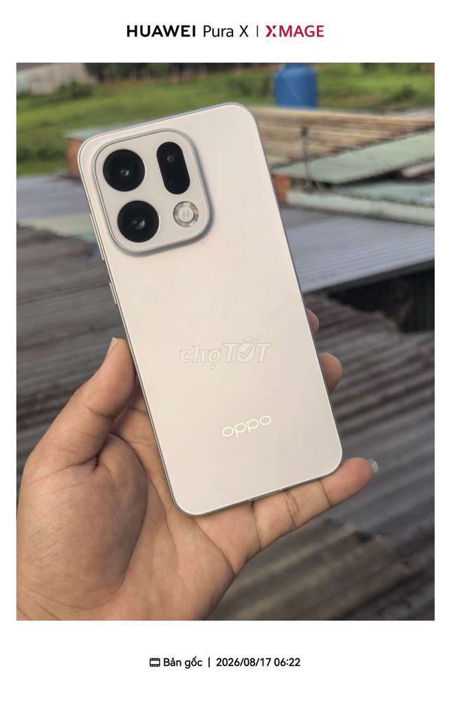 Oppo Find X9 sạc mới 33 lần . Mua bán Điện thoại tại Huyện Củ Chi Tp Hồ Chí Minh được đăng bởi Đạo Phong hình 1