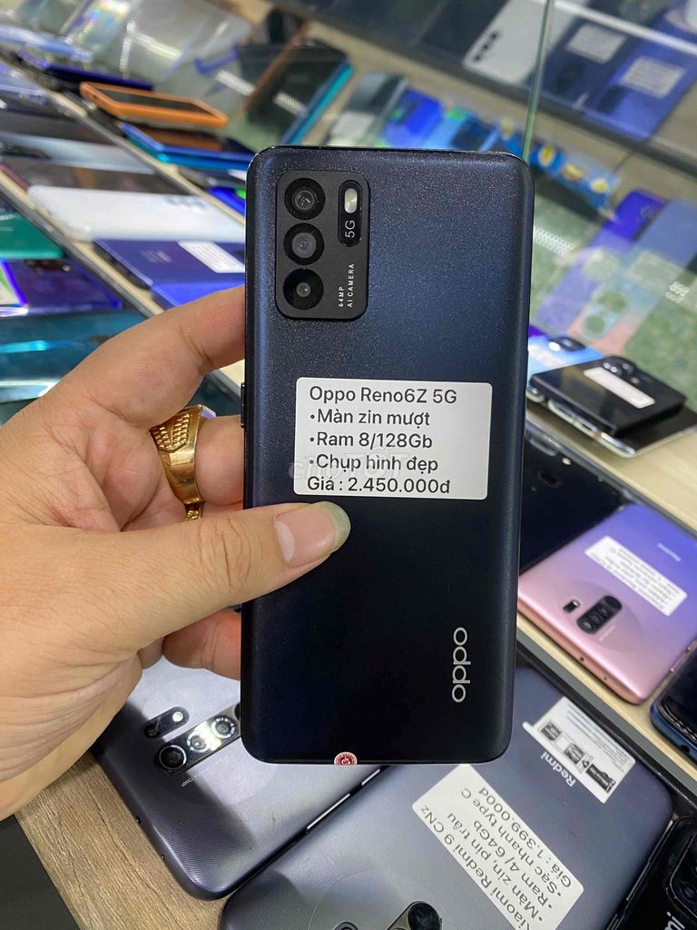 Oppo Reno 6Z 128GB Đen. Mua bán Điện thoại tại Thành phố Bến Tre Bến Tre được đăng bởi Điện thoại Bến Tre giá rẻ hình 1