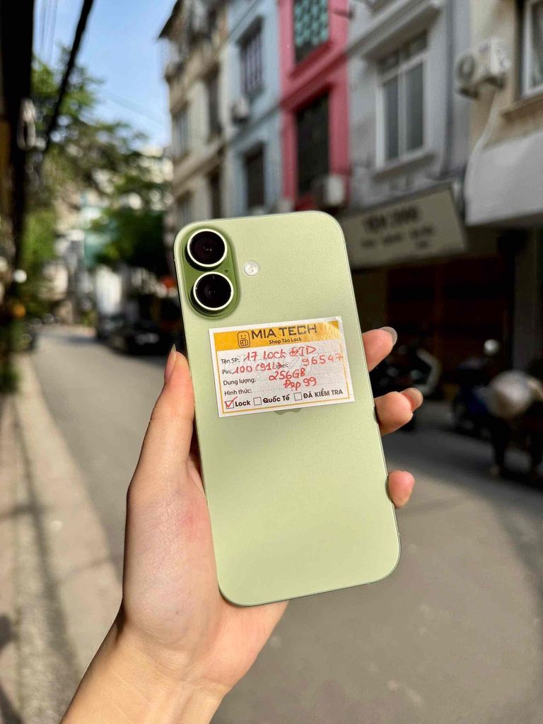 Apple iPhone 17 Lock 256GB Xanh lá 100%. Mua bán Điện thoại tại Quận Ba Đình Hà Nội được đăng bởi Huy Trần hình 1