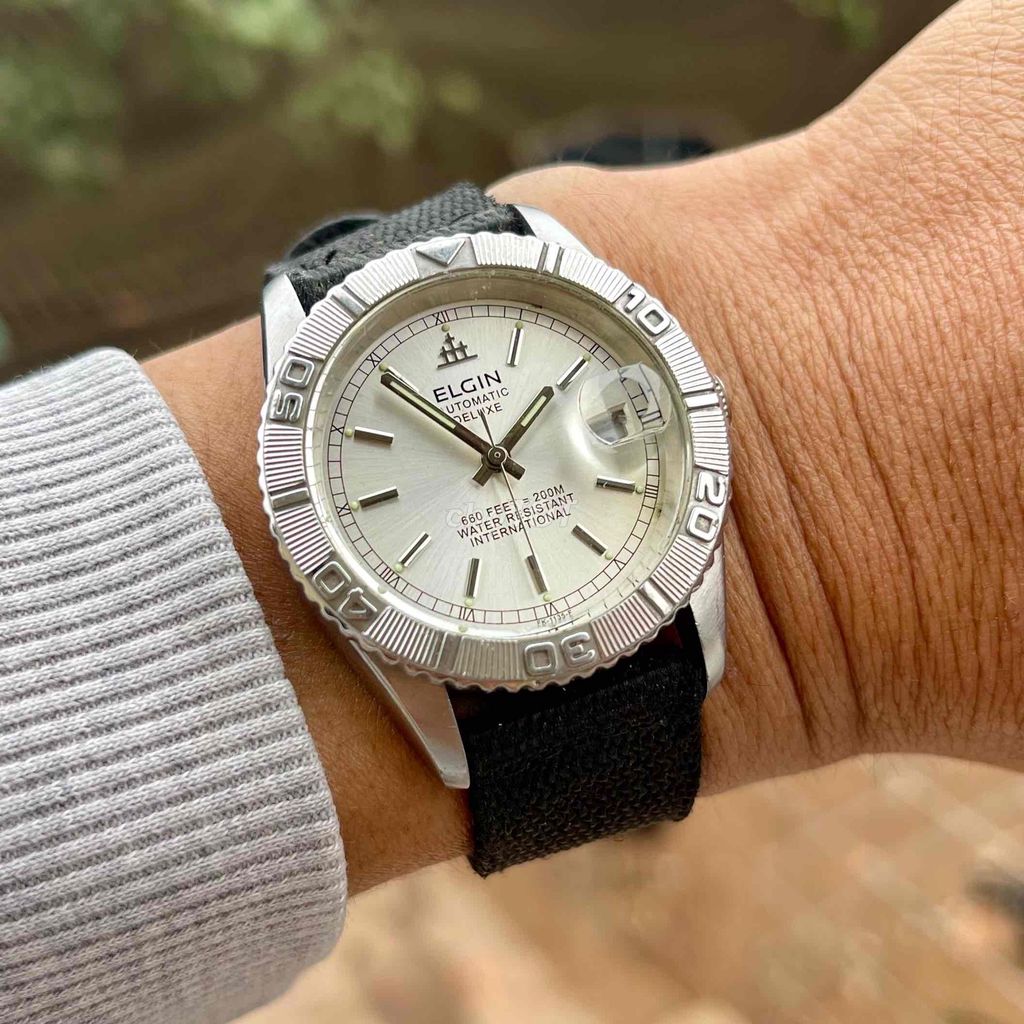 Đồng hồ Elgin Nam 36mm Bạc. Mua bán Đồng hồ tại Huyện Chương Mỹ Hà Nội được đăng bởi Nguyễn Đức Tuyển hình 1