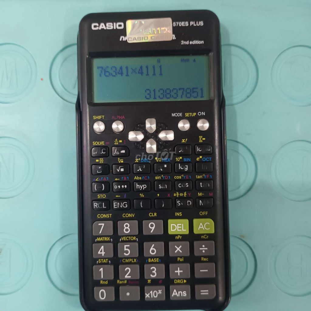 Máy tính Casio FX-570ES Plus Đen. Mua bán Đồ dùng văn phòng tại Quận Hải Châu Đà Nẵng được đăng bởi Tuyết hình 1