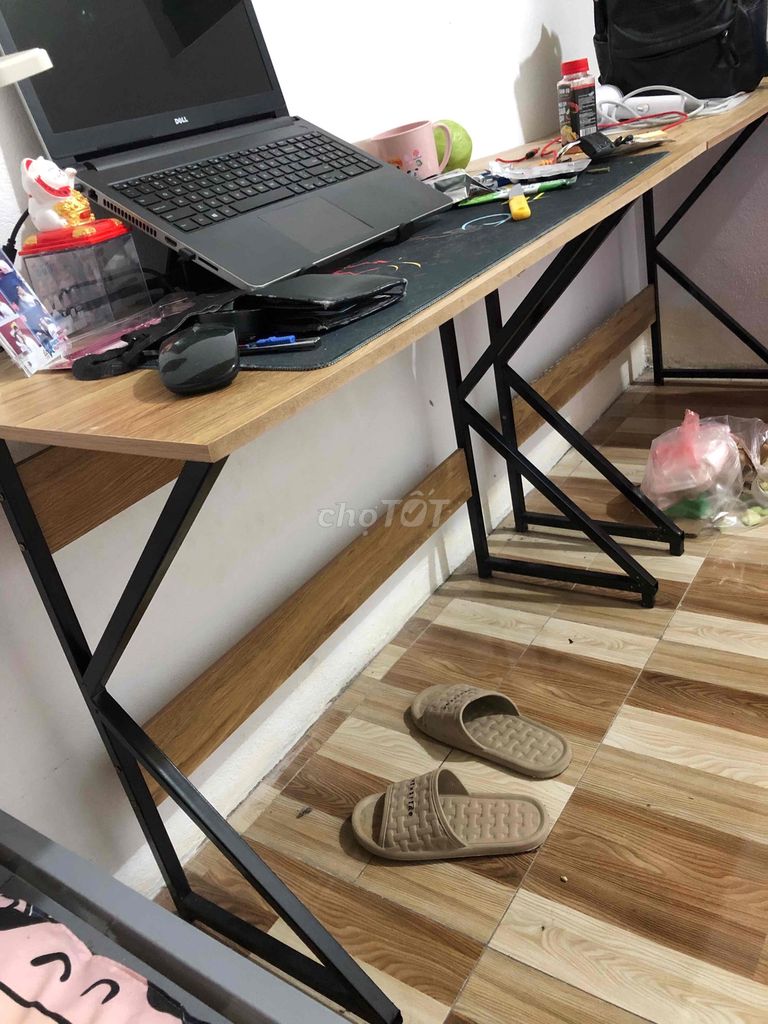 Hai bàn Chữ K kích thước dài 1m*rộng 50cm*cao 80c. Mua bán Bàn ghế tại Huyện Việt Yên Bắc Giang được đăng bởi Hoàng Thọ hình 1