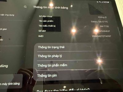 Bán Tab S7 FE 4G đã sử dụng còn rất mới. Mua bán null tại Quận Hoàn Kiếm Hà Nội được đăng bởi truc tran