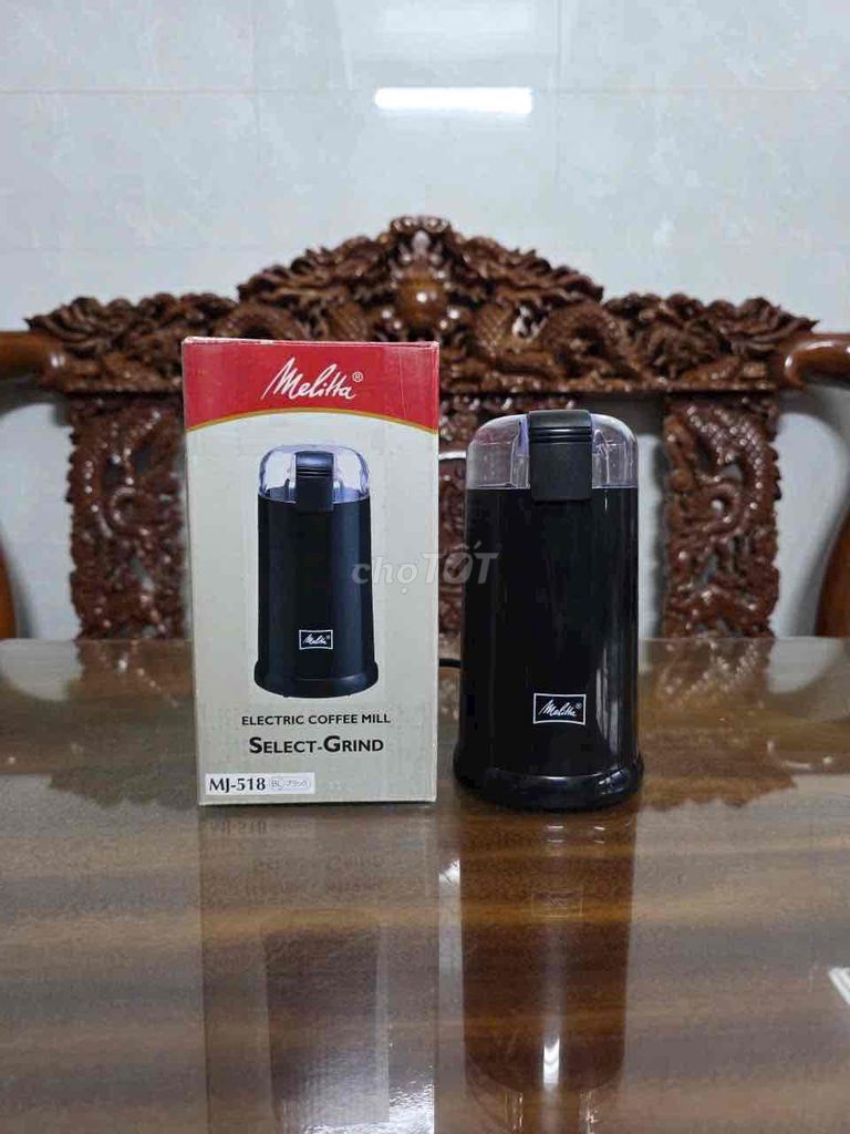 Máy xay cà phê Melitta MJ-518 Đen Nhật Bản. Mua bán Bếp, lò, đồ điện nhà bếp tại Thị xã Tân Châu An Giang được đăng bởi kim phụng chuyên hàng nhật  hình 1