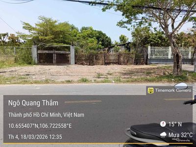 Chính chủ cho thuê 1000m2. nhà đất mặt tiền Ngô Quang Thắm, gần trường