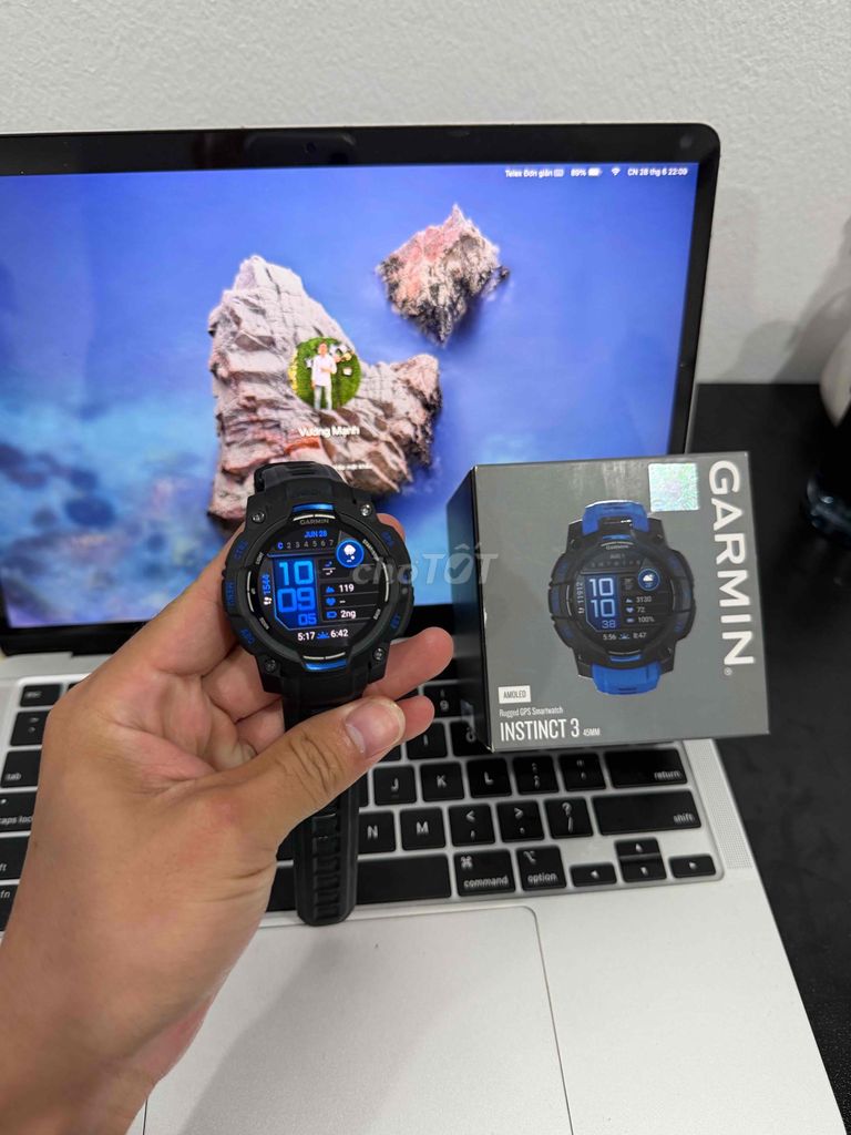 Garmin Instinct 3 Amoled 45MM Hàng FPT  Bh 3/2028. Mua bán Thiết bị đeo thông minh tại Quận Thanh Xuân Hà Nội được đăng bởi Mạnh Garmin hình 1