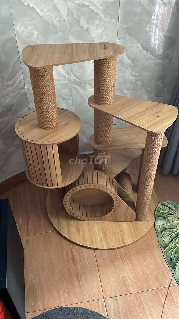Nhà cây cho mèo Gỗ Nâu gỗ. Mua bán Phụ kiện, Thức ăn, Dịch vụ tại Quận 3 Tp Hồ Chí Minh được đăng bởi Nhi hình 1