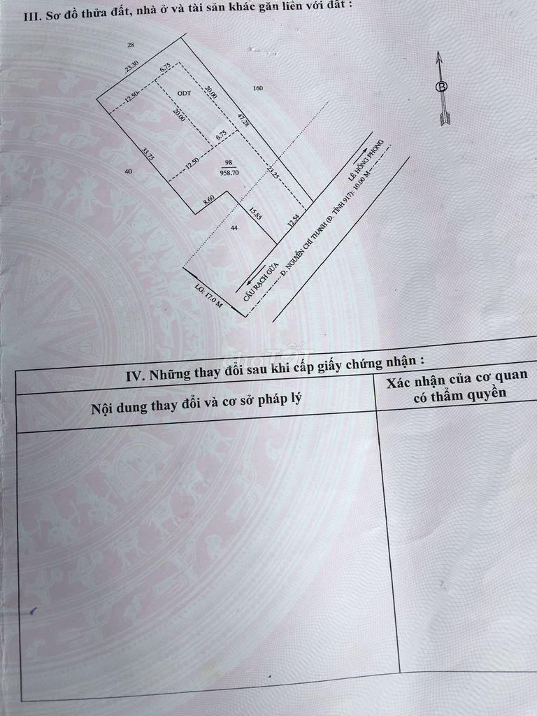 Đất mặt tiền Nguyễn Chí Thanh