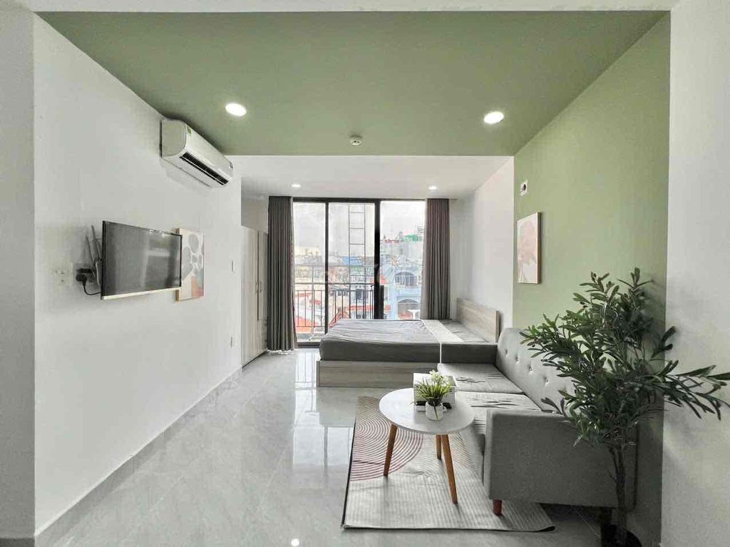 CHO THUÊ CH🏡STUDIO - BAN CÔNG💥FULL NT📍NGUYỄN VĂN ĐẬU NGAY VLU CS2
