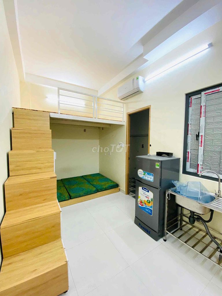 Duplex 2 chỗ ngủ full nội thất ngay Chợ Bà Chiểu