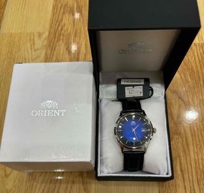 Đồng hồ cơ Orient Bambino Gen 4 mặt Xanh dương