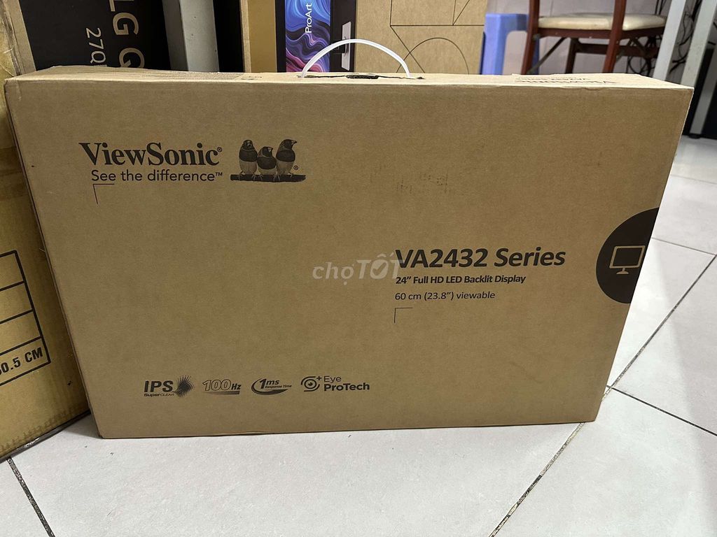 Màn Viewsonic 100hz 24" new full hộp