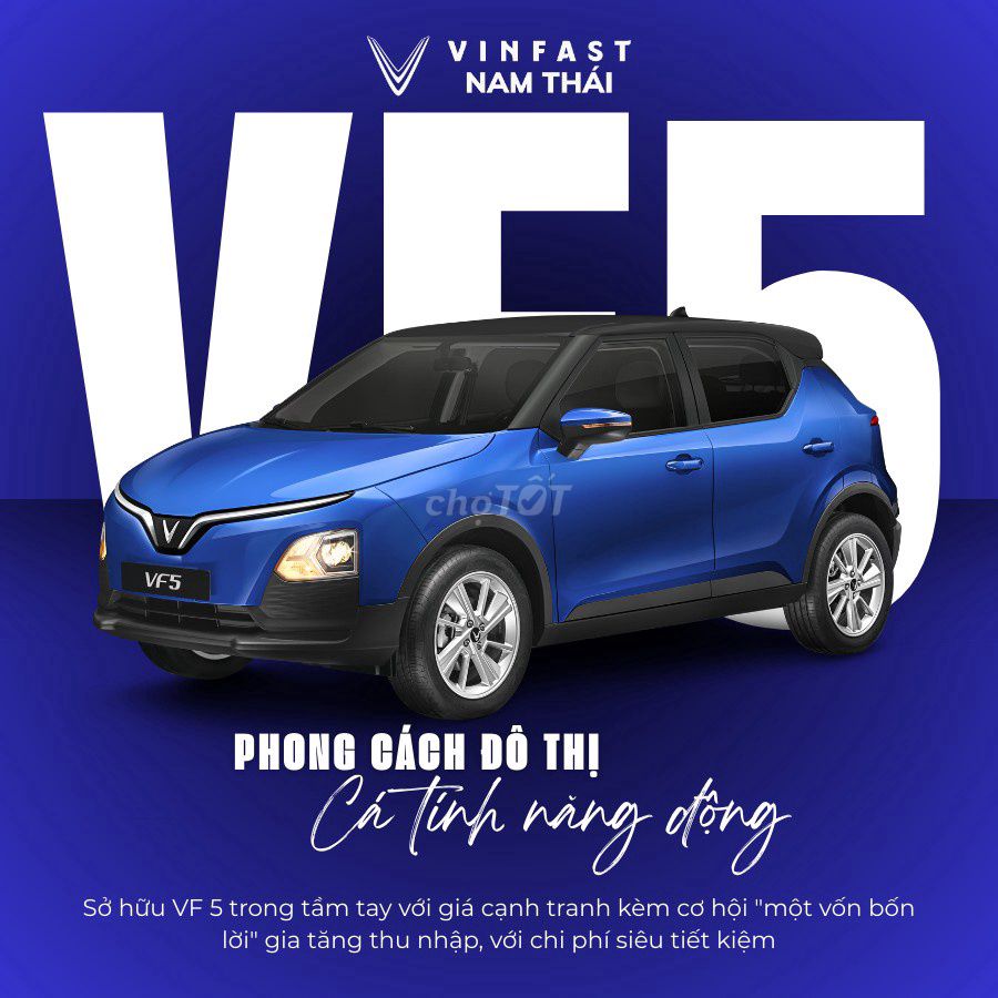 VINFAST VF5 – XE ĐIỆN QUỐC DÂN, SỞ HỮU NGAY VỚI 0₫. Mua bán Ô tô tại Huyện Bình Chánh Tp Hồ Chí Minh được đăng bởi VINFAST MIỀN NAM hình 3
