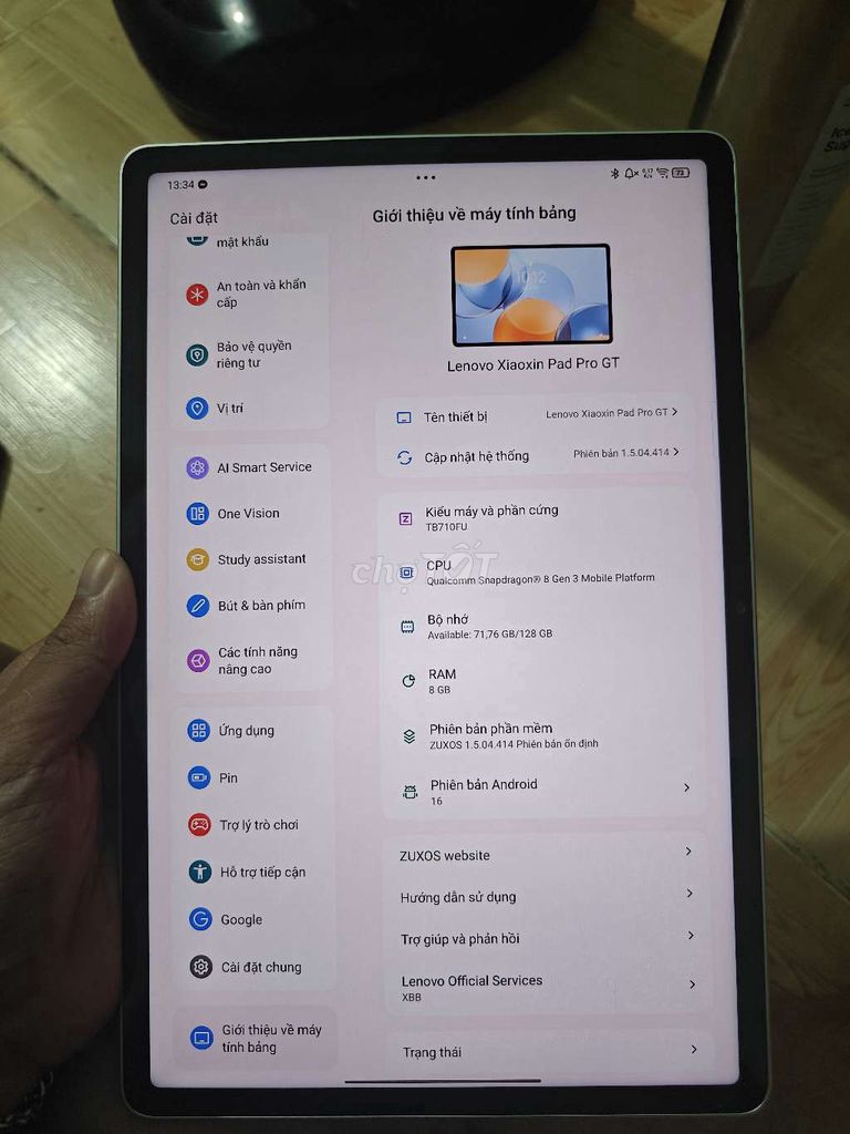 Lenovo Xiaoxin Pad Pro GT 8GB/128GB. Mua bán Máy tính bảng tại Quận 12 Tp Hồ Chí Minh được đăng bởi Dolia hình 1