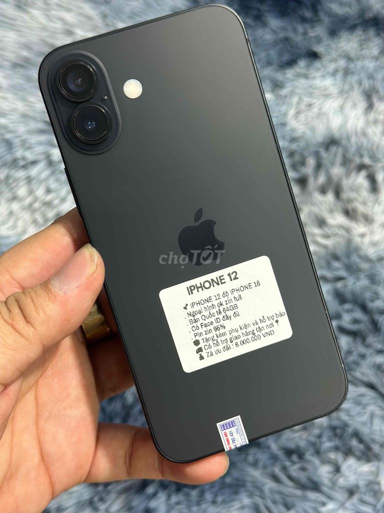 IPHONE 12 64GB zin độ 16. Mua bán Điện thoại tại Huyện Trảng Bom Đồng Nai được đăng bởi Hồ Trung Hiếu hình 1