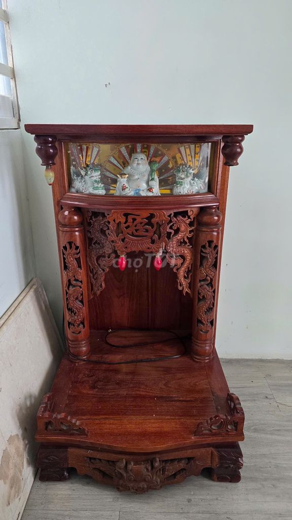 Bàn thờ Thần Tài Gỗ Nâu đỏ. Mua bán Nội thất, đồ gia dụng khác tại Quận Bình Thạnh Tp Hồ Chí Minh được đăng bởi Nguyễn phúc tân hình 1