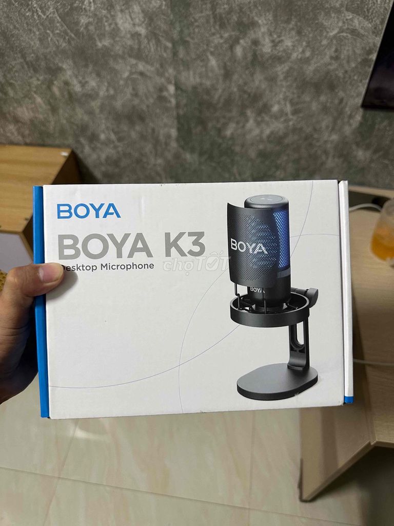 Microphone BOYA K3 Đen Mới 100%. Mua bán Tivi, Âm thanh tại Quận Ô Môn Cần Thơ được đăng bởi Phát Tài hình 1