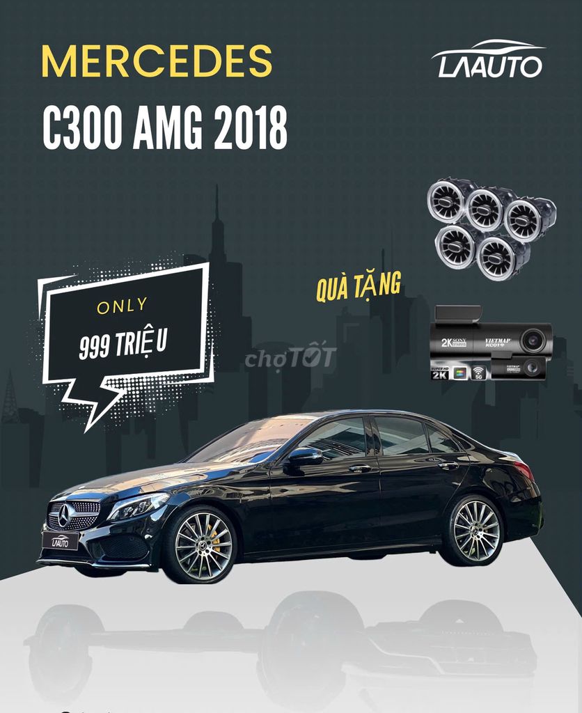 Mercedes Benz C Class 2018 C300 AMG - 79000 km