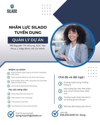 📣 SILADO TUYỂN DỤNG – QUẢN LÝ DỰ ÁN NHÂN SỰ