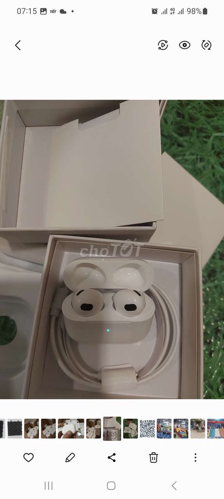Tai nghe Bluetooth pro Trắng. Mua bán Tivi, Âm thanh tại Quận Hà Đông Hà Nội được đăng bởi Đại Lý Hà My hình 1