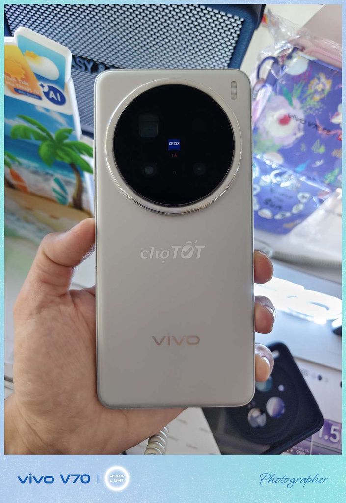 Vivo X200Pro 256GB Bạc Đã sử dụng. Mua bán Điện thoại tại Thành phố Biên Hòa Đồng Nai được đăng bởi Nguyễn Huy hình 1