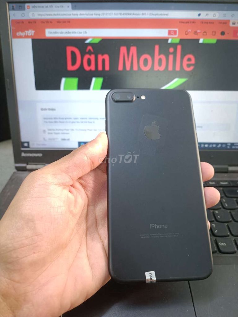 IPHONE 7 PLUS 128GB PIN 100 MÁY QUỐC TẾ FULL CN. Mua bán Điện thoại tại Quận Bình Thạnh Tp Hồ Chí Minh được đăng bởi Dân Mobile hình 1