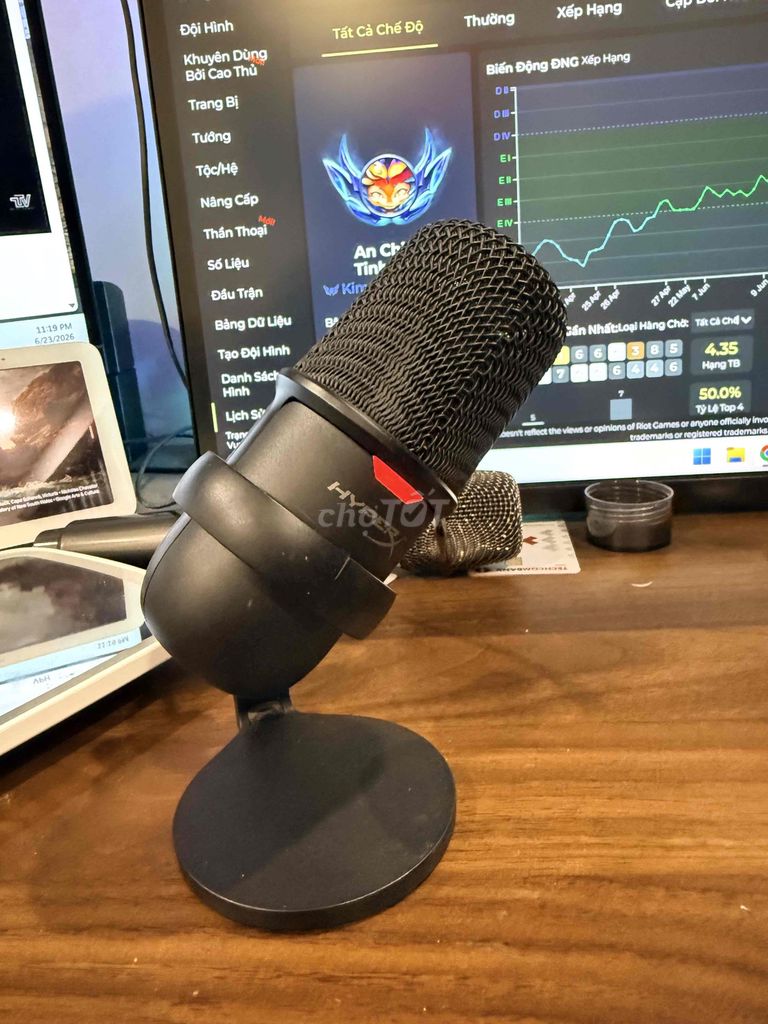 Microphone HyperX SoloCast Đen. Mua bán Tivi, Âm thanh tại Quận Nam Từ Liêm Hà Nội được đăng bởi Arthur Pham hình 1