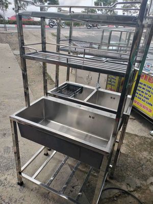 Bồn rửa chén bát có kệ rộng 45 dài 75. Mua bán Nội thất, đồ gia dụng khác tại Thành phố Thủ Đức Tp Hồ Chí Minh được đăng bởi Loc Khang