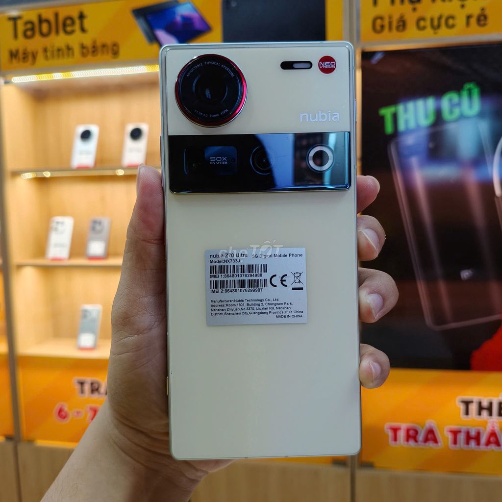 Nubia Z70 Ultra Quốc tế Gốc 12/256GB ★ᴛʜᴜ ᴆᴛ ᴄᴜ̃★. Mua bán Điện thoại tại Quận Ninh Kiều Cần Thơ được đăng bởi DI ĐỘNG BULL hình 1