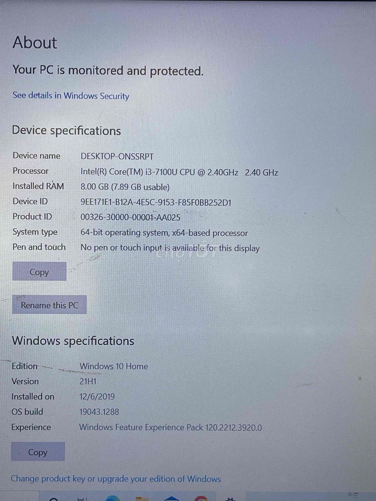 ASUS X510UA i3-7100U 8GB/128GB. Mua bán Laptop tại Quận Gò Vấp Tp Hồ Chí Minh được đăng bởi heo lười hình 1