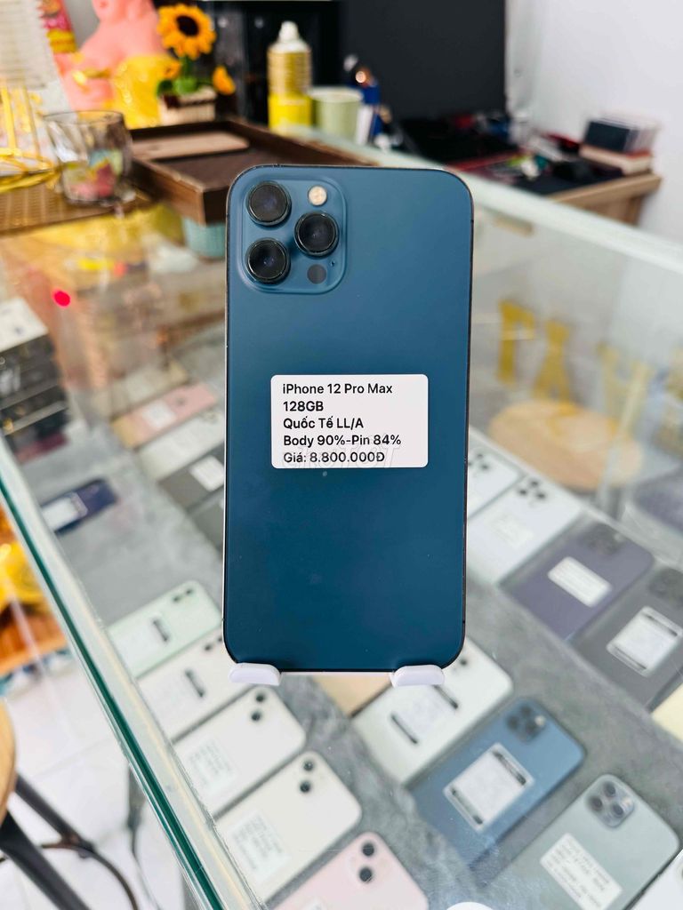iPhone 12 Pro Max 128GB Xanh (Đã qua sử dụng). Mua bán Điện thoại tại Thành phố Long Xuyên An Giang được đăng bởi Lý Apple hình 1
