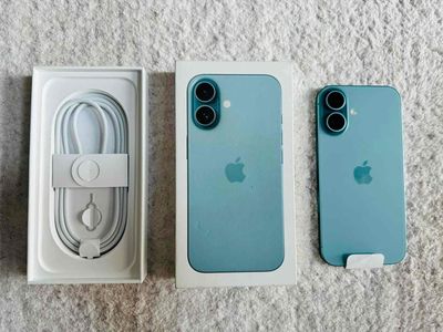 iPhone 16 Fullbox New 128G màu xanh APPLE 10/2025