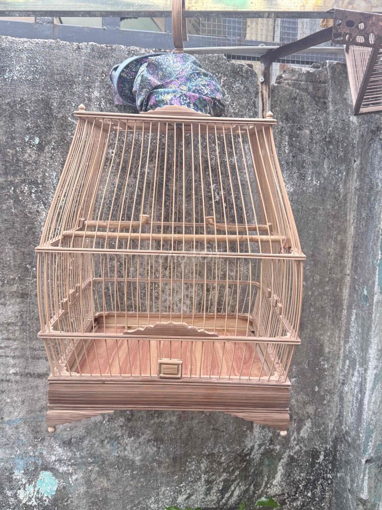 Lồng chim Tre Nâu gỗ tự nhiên. Mua bán Phụ kiện, Thức ăn, Dịch vụ tại Quận Thanh Khê Đà Nẵng được đăng bởi Sói Hoang hình 1