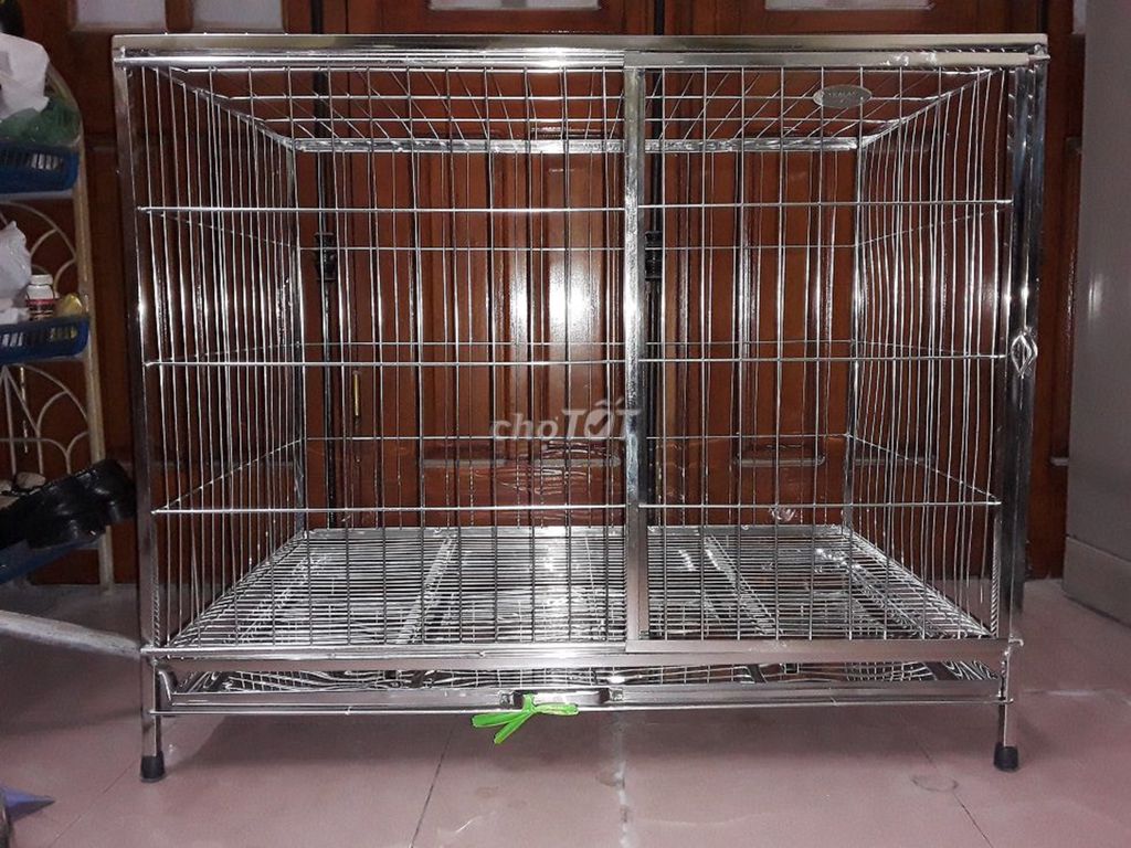 Chuồng inox nuôi nhốt chó mèo có khay kéo. Mua bán Phụ kiện, Thức ăn, Dịch vụ tại Quận Hai Bà Trưng Hà Nội được đăng bởi Đỗ Thị Hạ hình 1