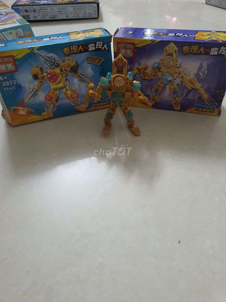 Mô hình titan clockman lego