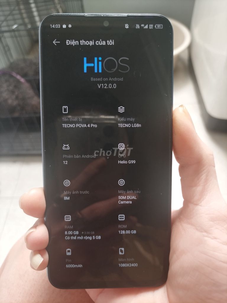 Tecno Pova 4 Pro 128GB Xanh. Mua bán Điện thoại tại Quận Cầu Giấy Hà Nội được đăng bởi Nguyễn Việt Anh hình 1
