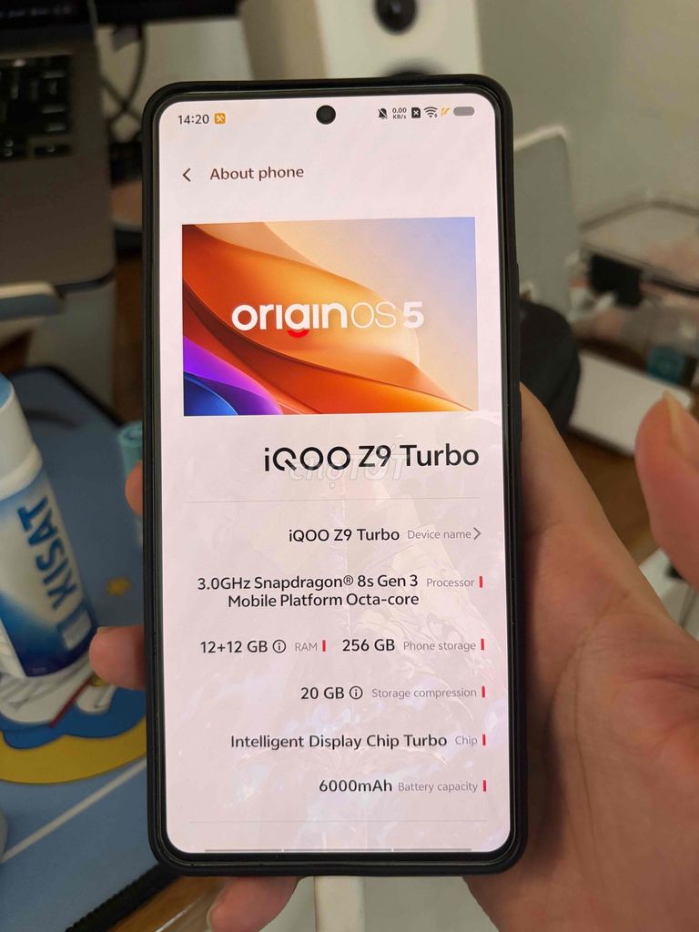 iQOO Z9 Turbo 256GB. Mua bán Điện thoại tại Quận Bình Tân Tp Hồ Chí Minh được đăng bởi phát hình 1