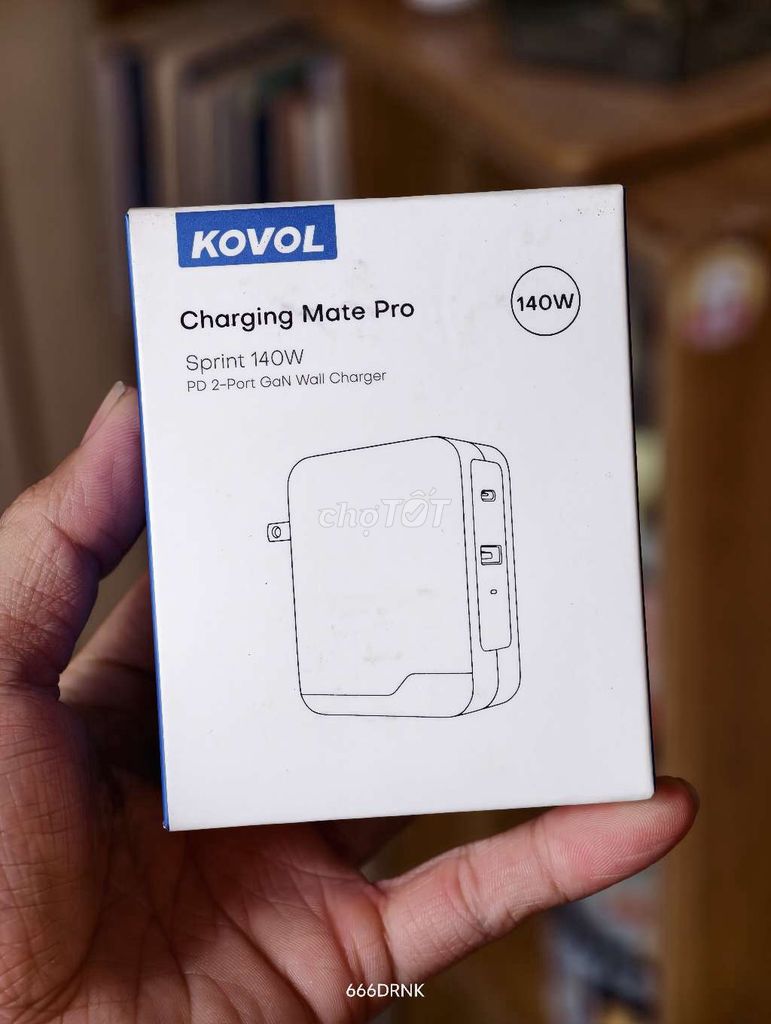 Củ sạc nhanh KOVOL Charging Mate Pro. Mua bán Phụ kiện (Màn hình, Chuột...) tại Thành phố Đà Lạt Lâm Đồng được đăng bởi DRNK hình 1