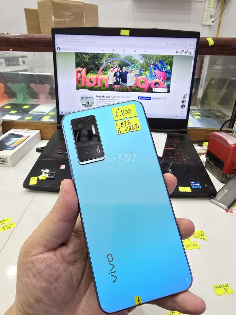 Vivo V23E 8GB/128GB Xanh Đã sử dụng. Mua bán Điện thoại tại Thành phố Long Xuyên An Giang được đăng bởi Facebook Cầm Đồ Thúy Vân hình 1
