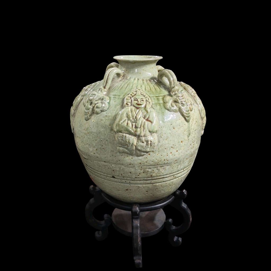 Bình hút lộc Gốm sứ Lục 35cm. Mua bán Cây cảnh, đồ trang trí tại Quận Hà Đông Hà Nội được đăng bởi Trung Nguyen Hoang hình 1