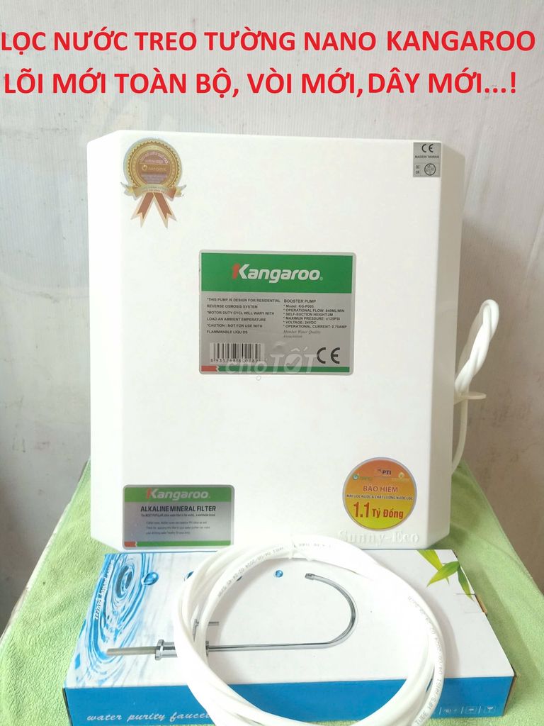 Lọc nc Kangaroo Nano mới 96%