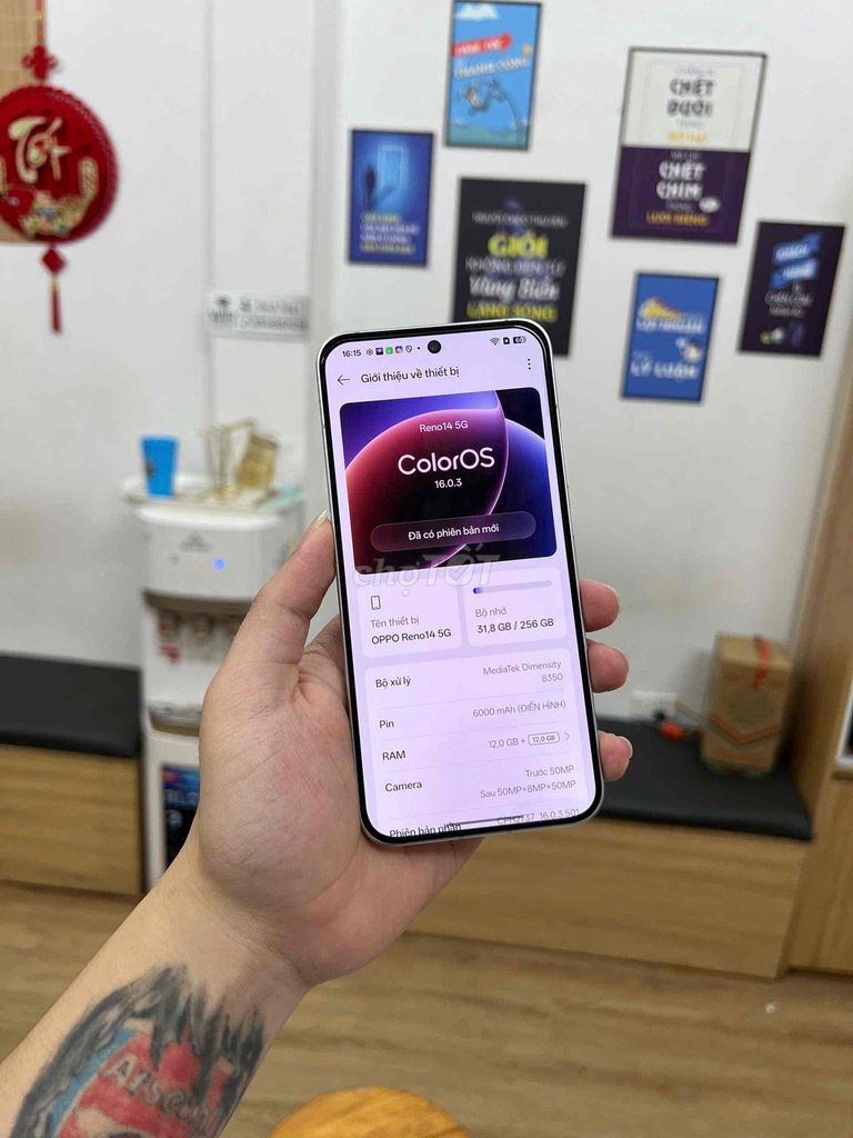 OPPO Reno 14 5G 256GB Trắng Like New 99%. Mua bán Điện thoại tại Quận Đống Đa Hà Nội được đăng bởi KT Hà Nội Mobile hình 1